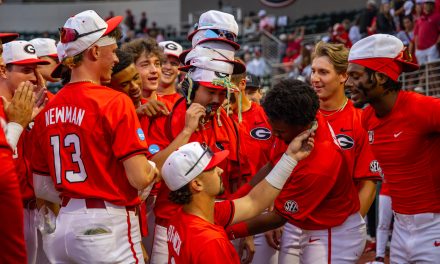 Legend of Sour Power” Chomps On: Tre Phelps Ejection Sparks Georgia Baseball Past Liberty in Athens Regional
