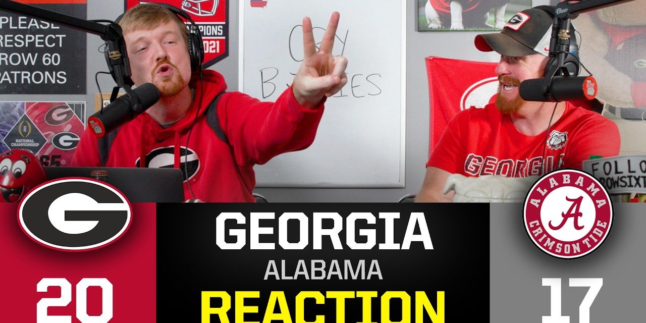 #1 Georgia TAKES DOWN Alabama | Full Game Reaction